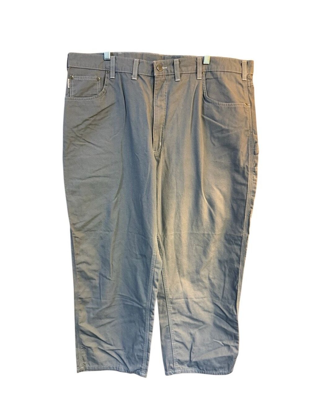 Carhartt Mens Loose Fit Utility Gray Pants Sz 44/30